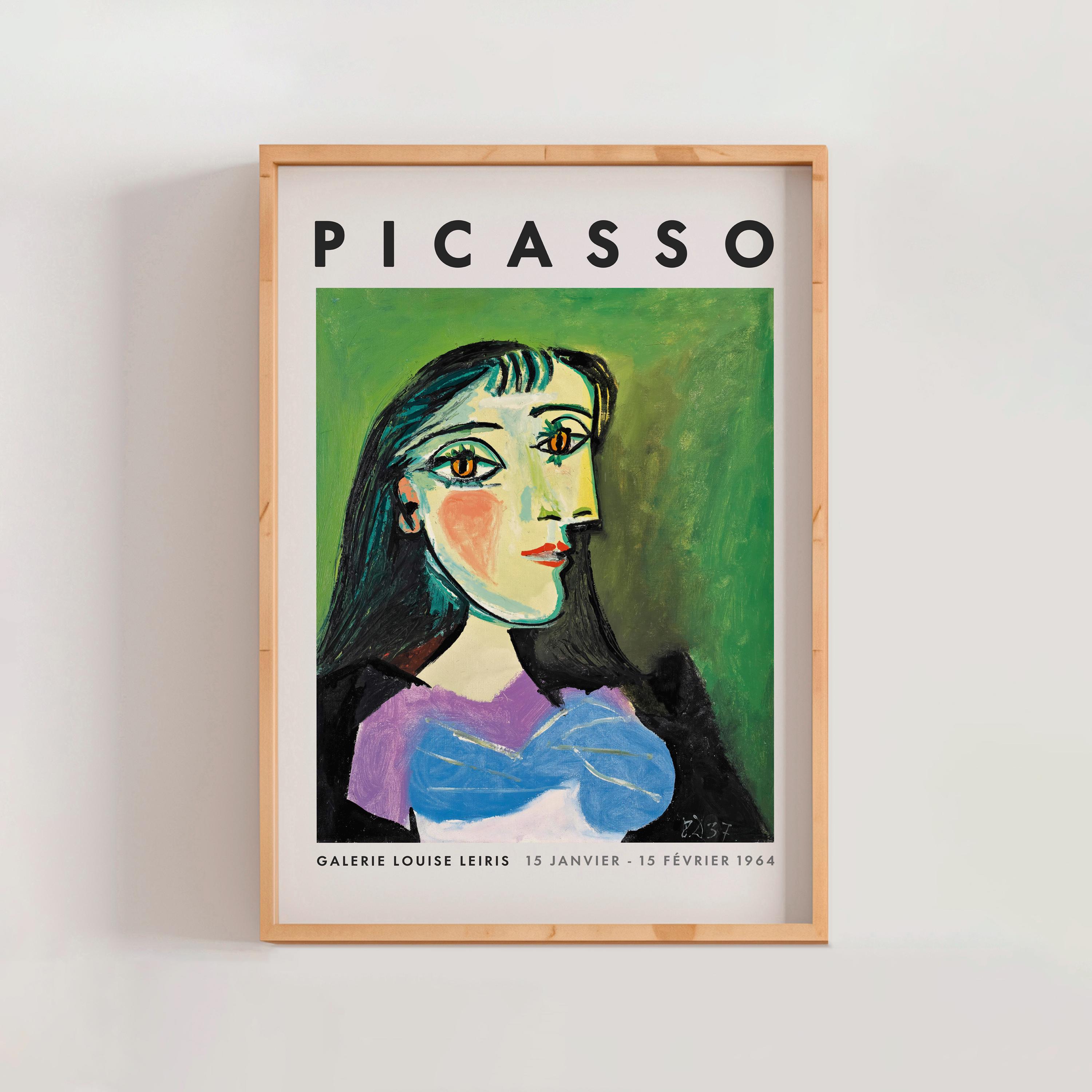 Buste De Femme Pablo Picasso 1937 Poster, Vintage Picasso Wall