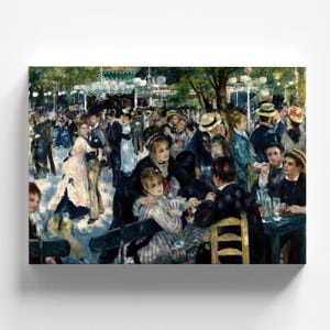 Danse au Moulin de la Galette de Pierre-Auguste Renoir 1876 | Impression d'art impressionnisme (B4076)
