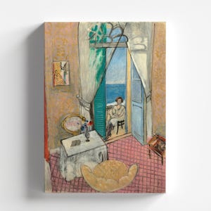 Interior at Nice by Henri Matisse 1920 | Fauvist Modern Art Print (B4803)