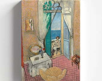 Interior at Nice by Henri Matisse 1920 | Fauvist Modern Art Print