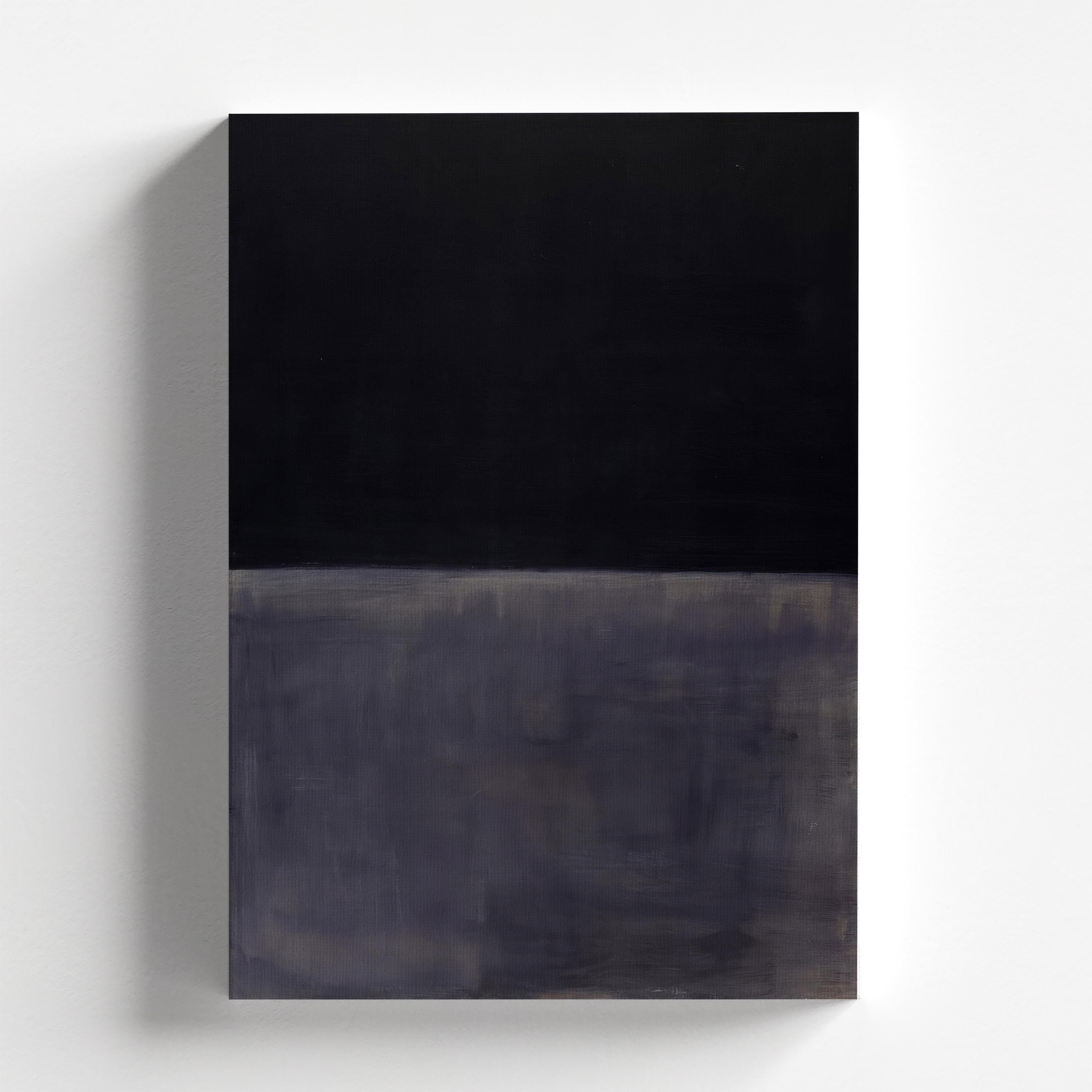 Untitled (black on Gray) by Mark Rothko 1970 | Abstract