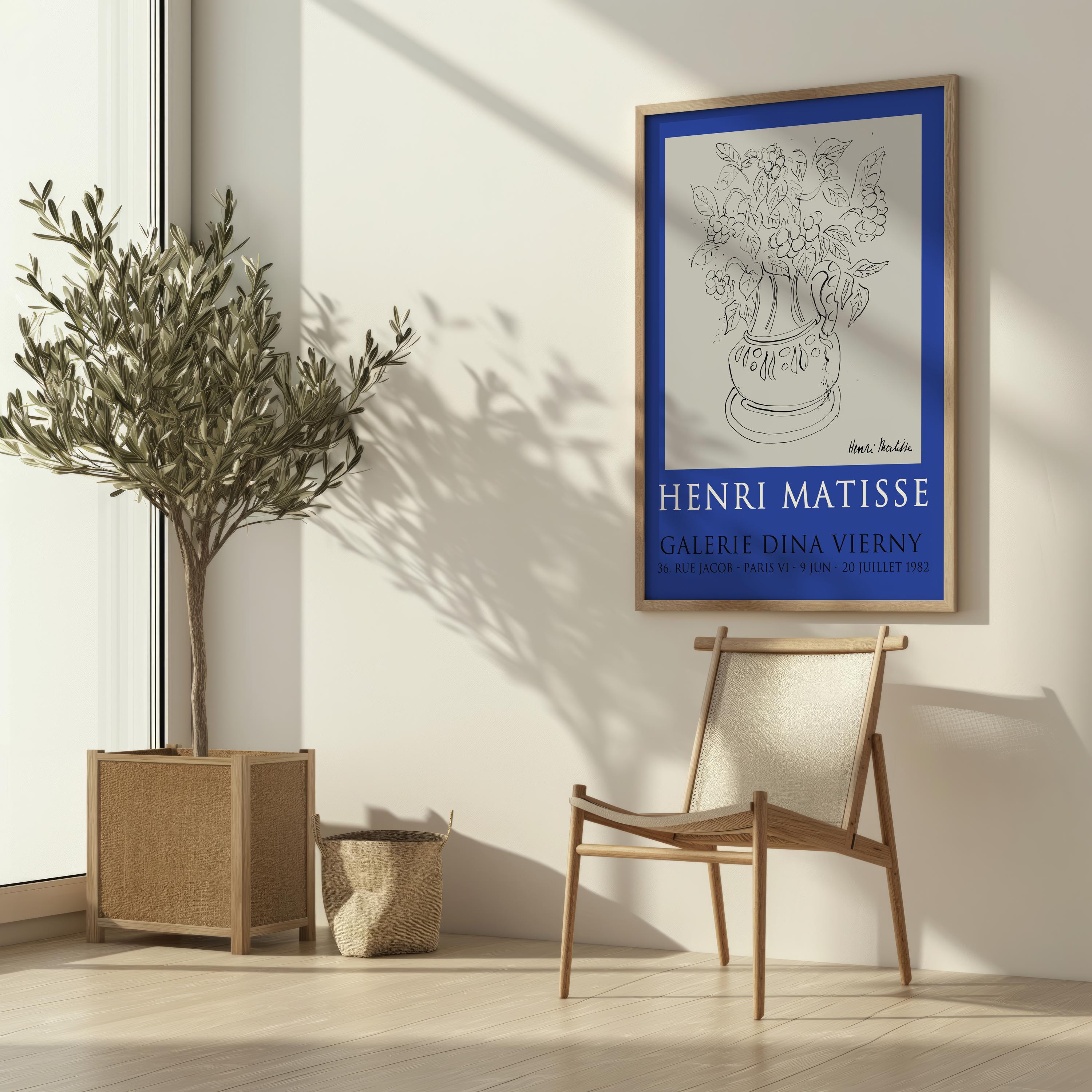 Henri Matisse Galerie Dina Vierny 1944 Poster | Modern Art