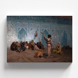 The Snake Charmer by Jean-Léon Gérôme c.1870 | Academic Art Print (B4016)