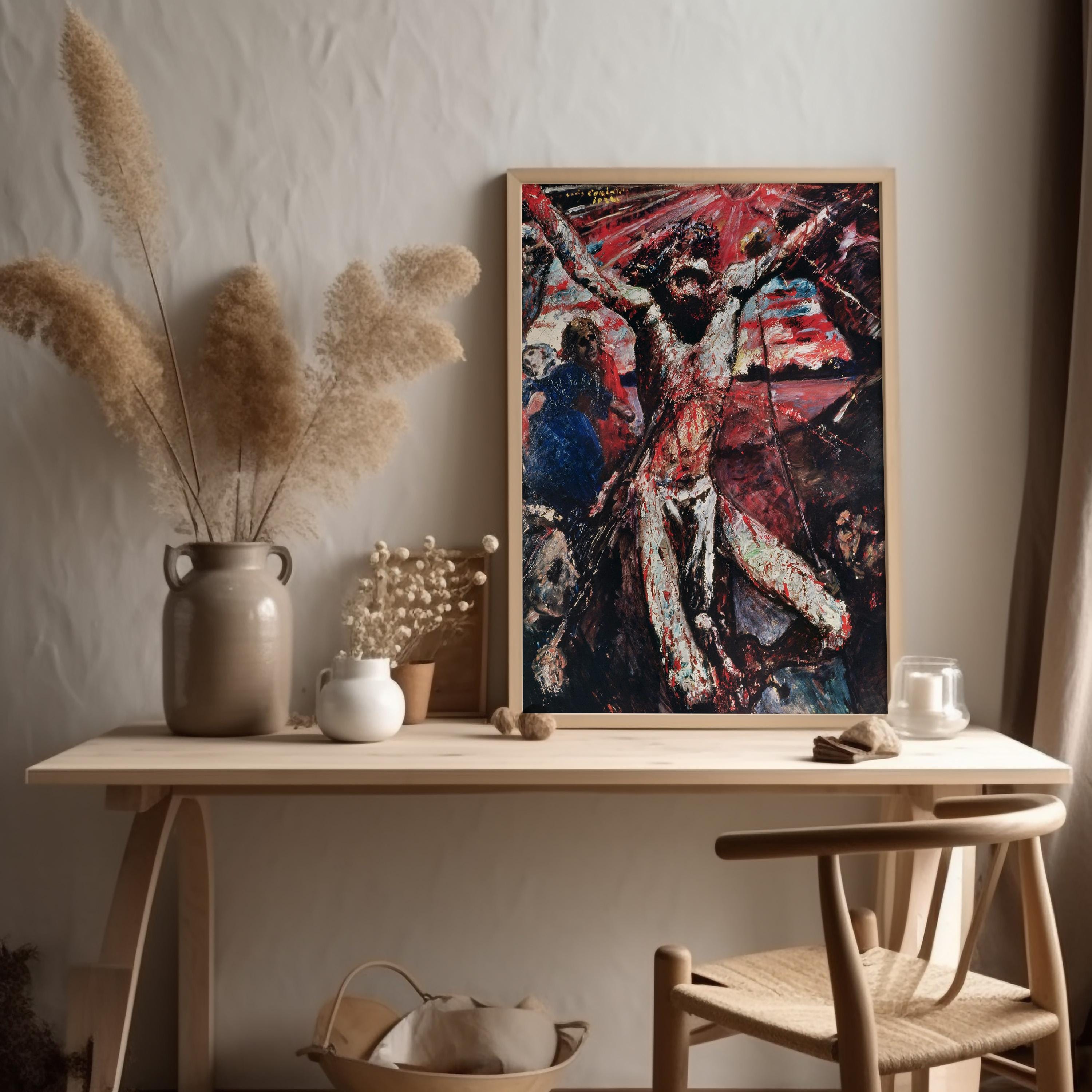 The Red Christ by Lovis Corinth 1922 | Expressionist Art Print (D0743 ...