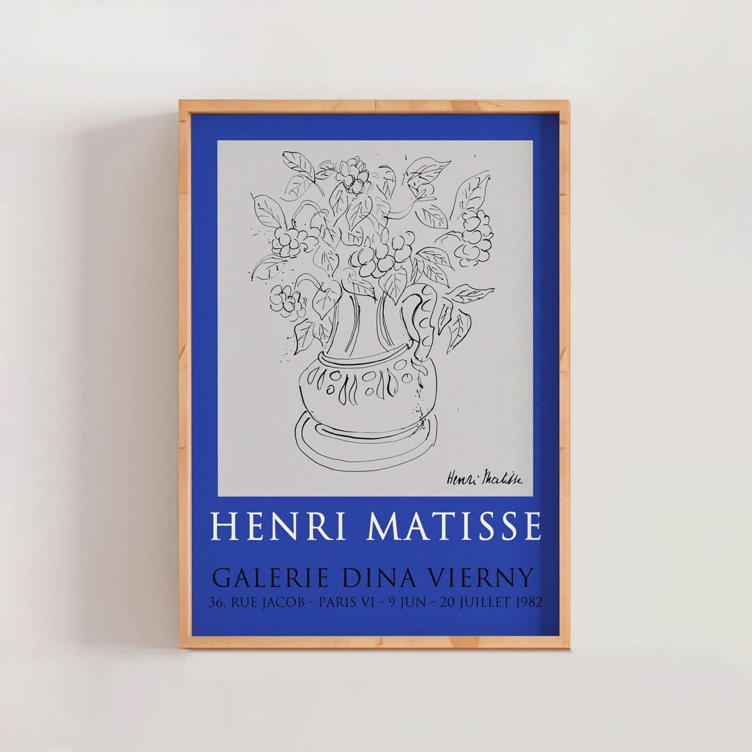 Matisse マティス　DESSINS GALERIE DINA VIERNY Exposition 