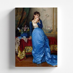 La carta de Auguste Toulmouche 1879 / Impresión artística realista (B4633)