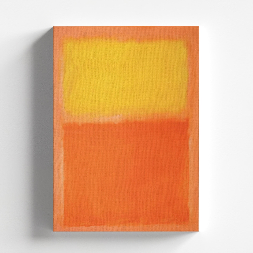 Orange and Yellow by Mark Rothko 1956 | Abstract Expressionism Art
