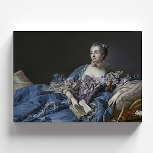 Madame de Pompadour by François Boucher 1756-58 | Rococo Art Print (B4149)