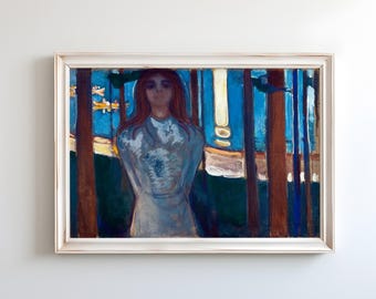 The Voice (summer Night) by Edvard Munch 1896 | Expressionist Art