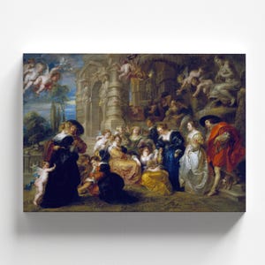 The Garden of Love by Peter Paul Rubens 1635 | Baroque Art Print (B4066)