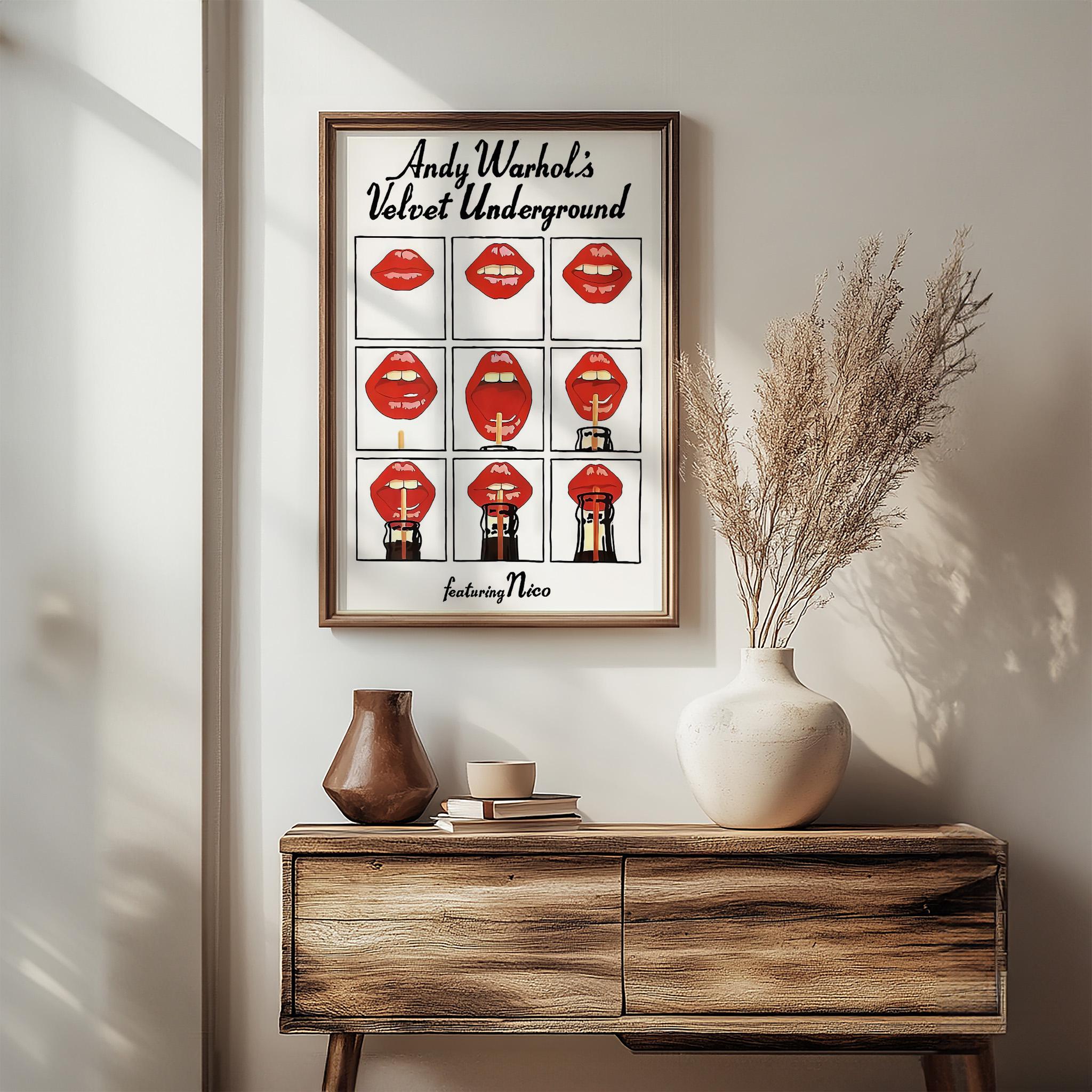 Affiche Déco Vintage The Velvet Underground - 40x60 Cm, Impression Toile, Sans Cadre, Pour Salon, Chambre, Bureau - 2