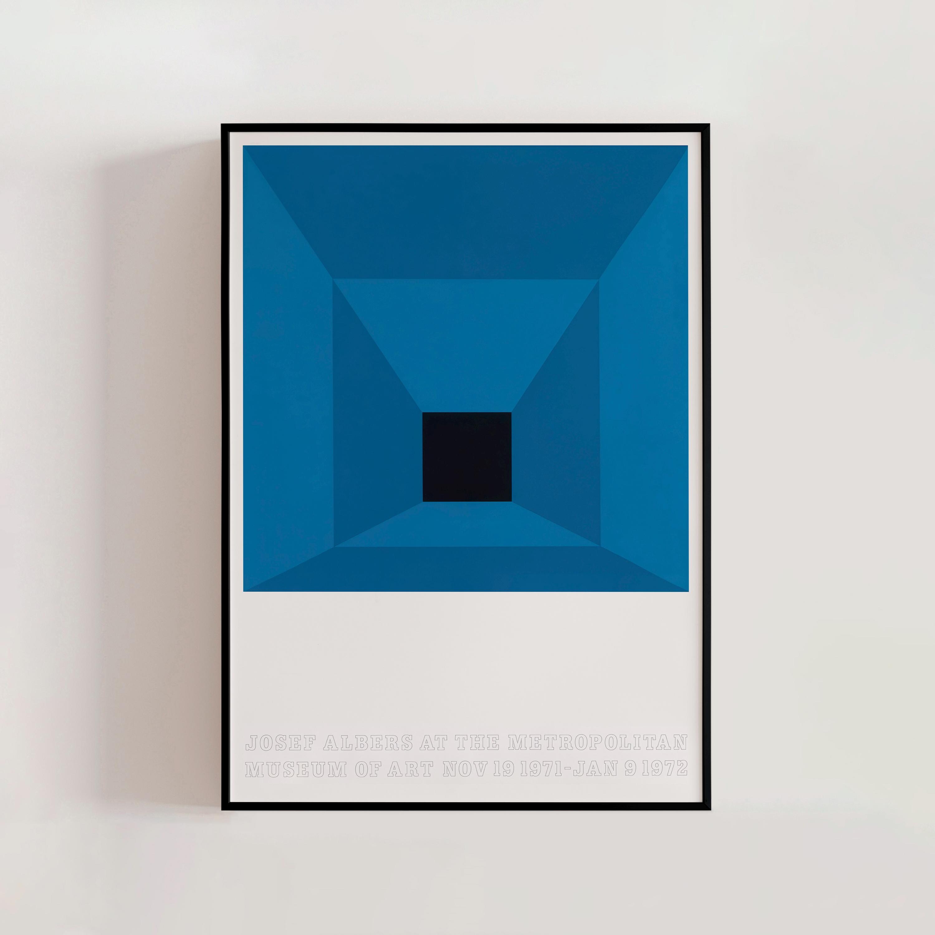 Josef Albers Vintage 1971 Mid Century Modern Museum Exhibition