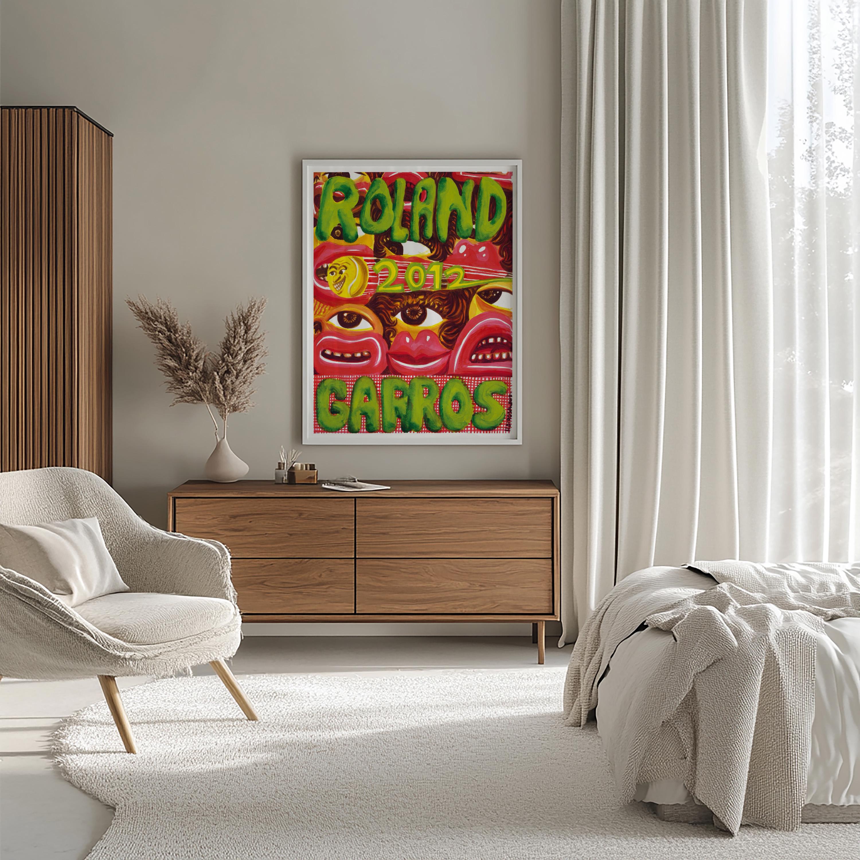 Affiche Officielle Roland Garros 2012 - Hervé Di Rosa - B-STOCK