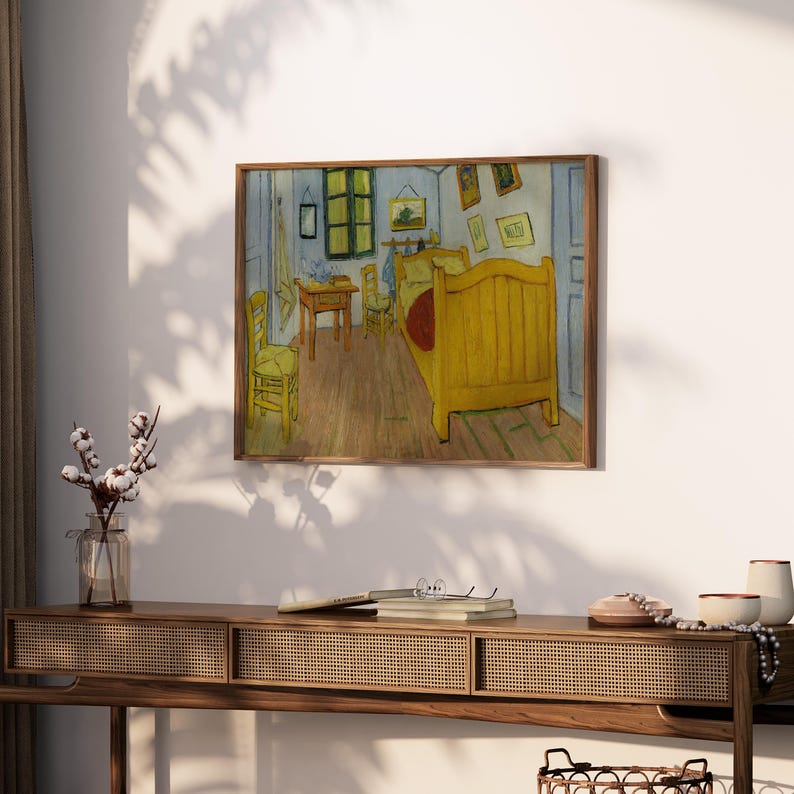 Bedroom in Arles by Vincent Van Gogh 1888 (first Version) | Post ...