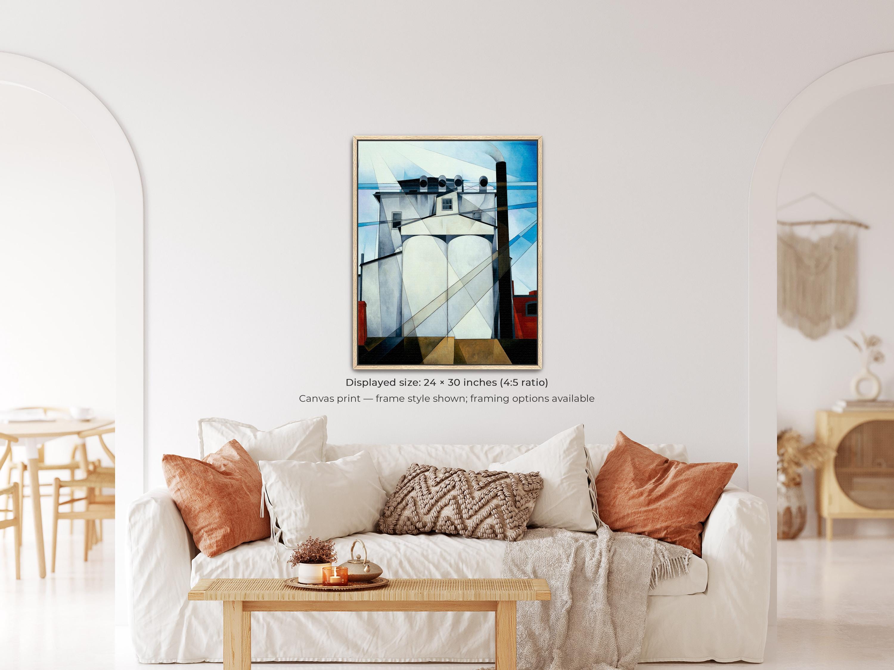 My Egypt by Charles Demuth Canvas Print | Factory Building Art