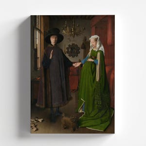 The Arnolfini Portrait by Jan van Eyck 1434 | Northern Renaissance Art Print (B3523)