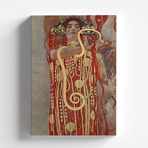 Hygieia by Gustav Klimt (1907) | Art Nouveau (Modern), Allegorical Art (B4658)