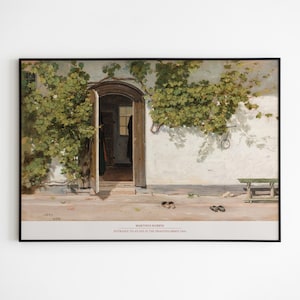 Martinus Rørbye Poster Print, Decoração de parede de galeria moderna, Arte de frutas, Arte famosa, Sala de estar, Cozinha, Quarto, Decoração de casa, Paisagem (A0205)