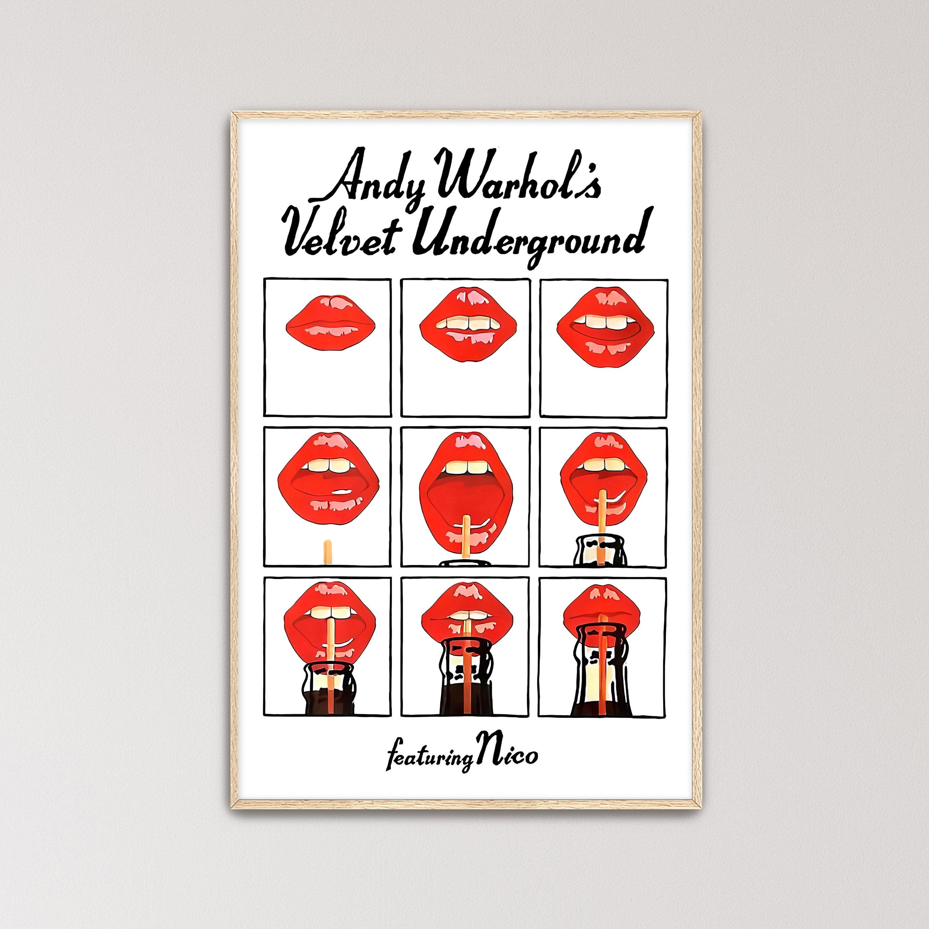 Andy Warhol's Velvet Underground Featuring Nico Art Print by Andy