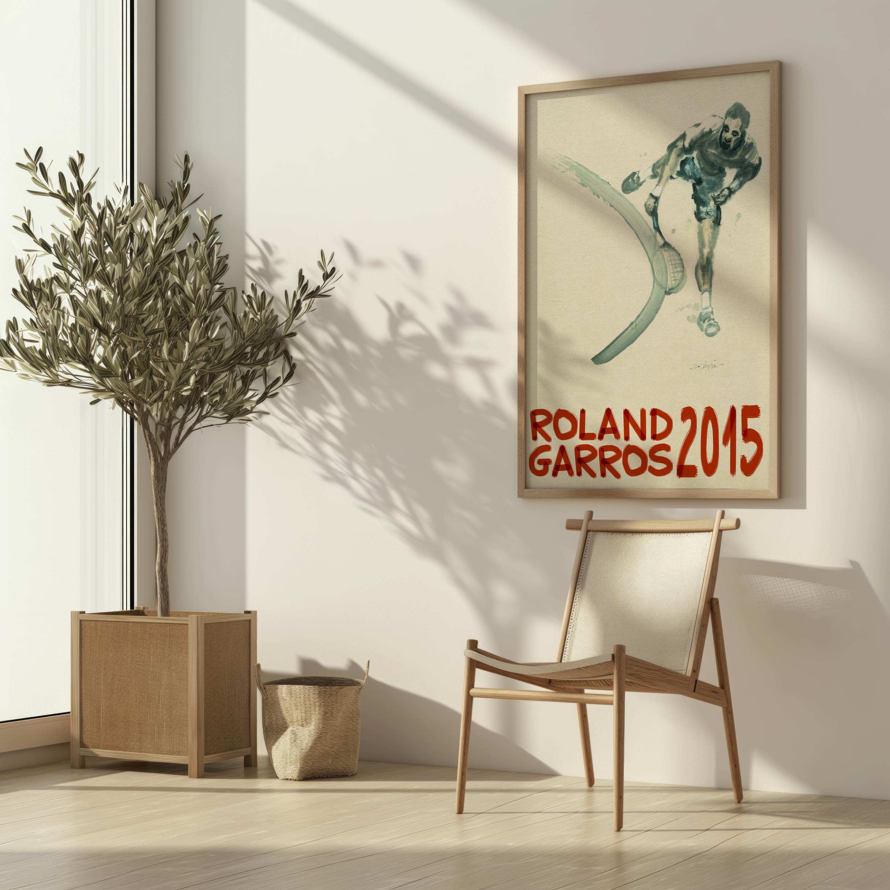 Roland Garros by Du Zhenjun 31.25x23.5 Art Print Poster