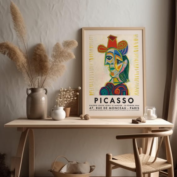 Buste De Femme (dora Maar) Pablo Picasso 1938 Poster, Vintage