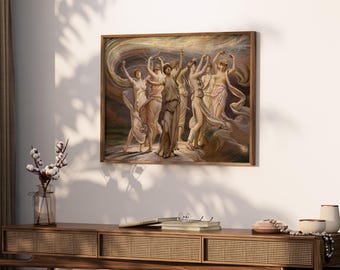 The Pleiades by Elihu Vedder 1885 | Symbolism Art Print (D0978) - Etsy
