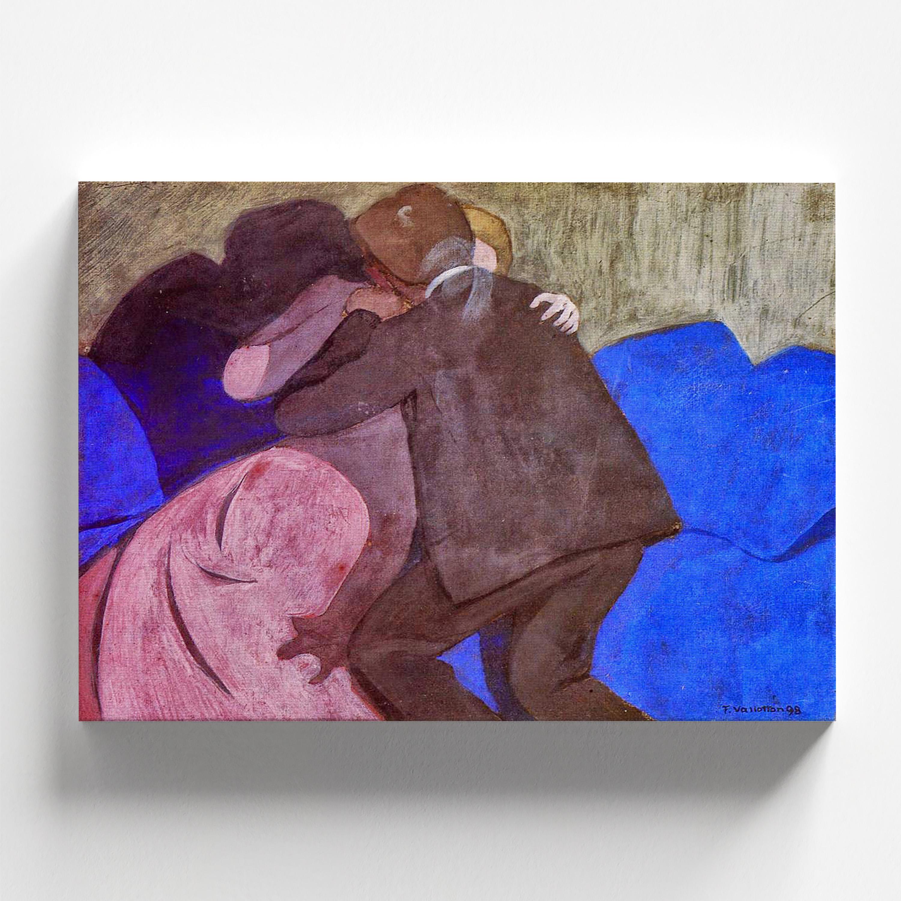 The Kiss by Félix Vallotton 1898 | Post-impressionism Art Print
