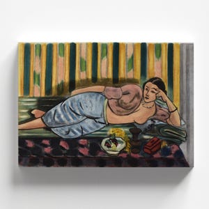 Odalisque with the Red Coffer (Odalisque Au Coffret Rouge) by Henri Matisse 1927 | Fauvist Portrait Art Print (B4774)