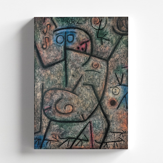 Oh! These Rumors! by Paul Klee 1939 | Expressionism Art Print