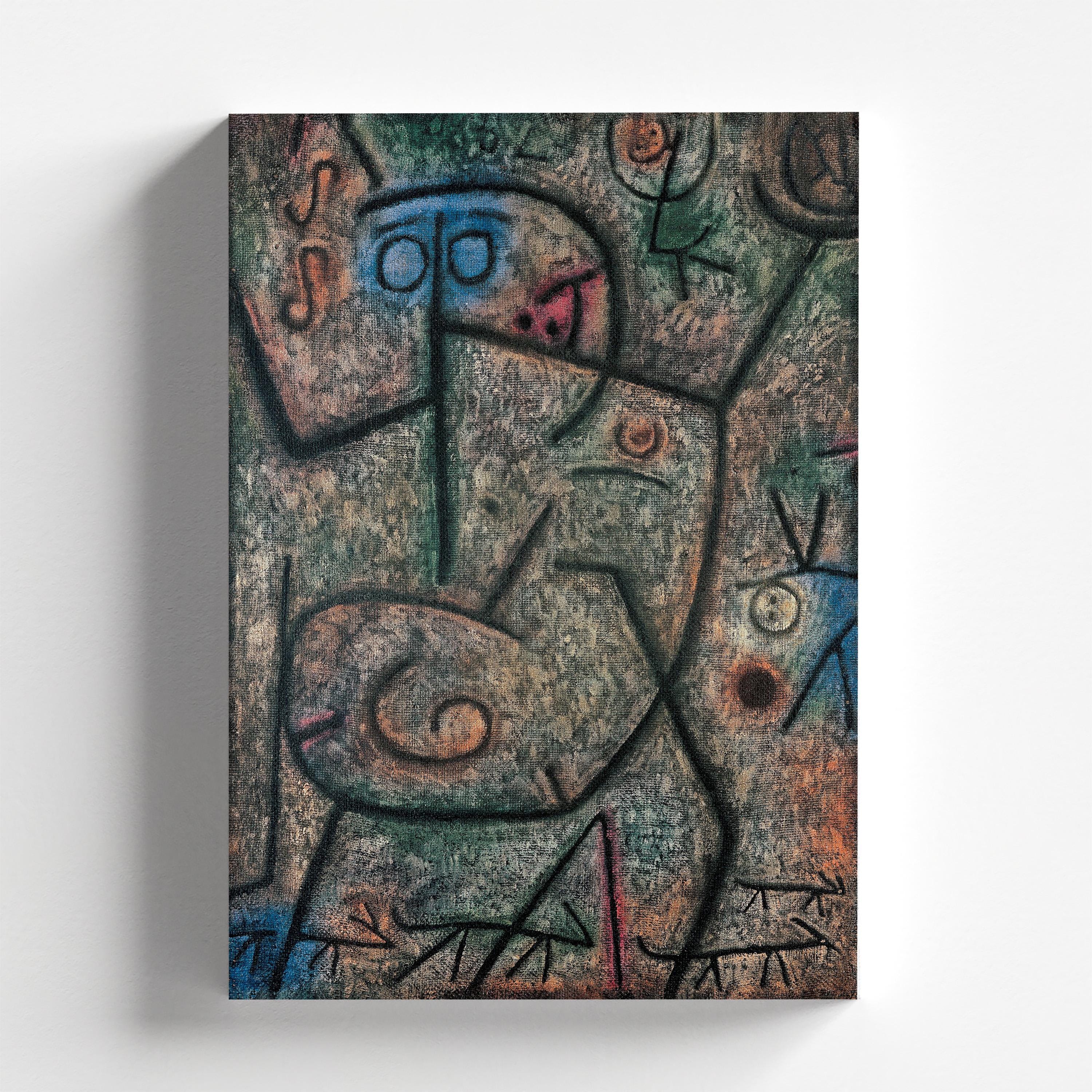 Oh! These Rumors! by Paul Klee 1939 | Expressionism Art Print