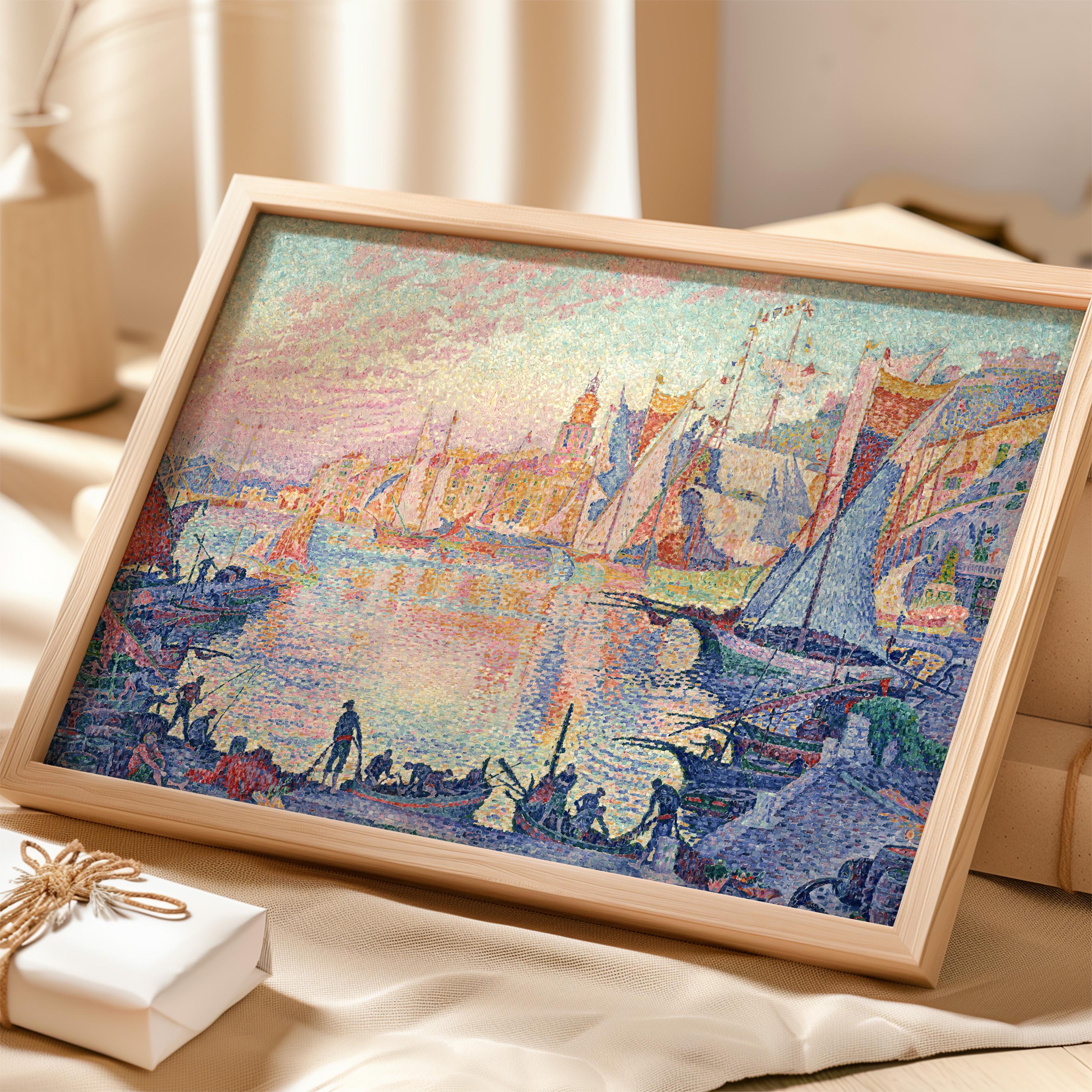 The Port of Saint-tropez by Paul Signac 1899 | Post-impressionism