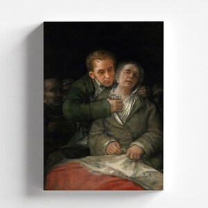 Goya Attended by Doctor Arrieta by Francisco Goya 1820 | Romanticism Art Print (B3892)