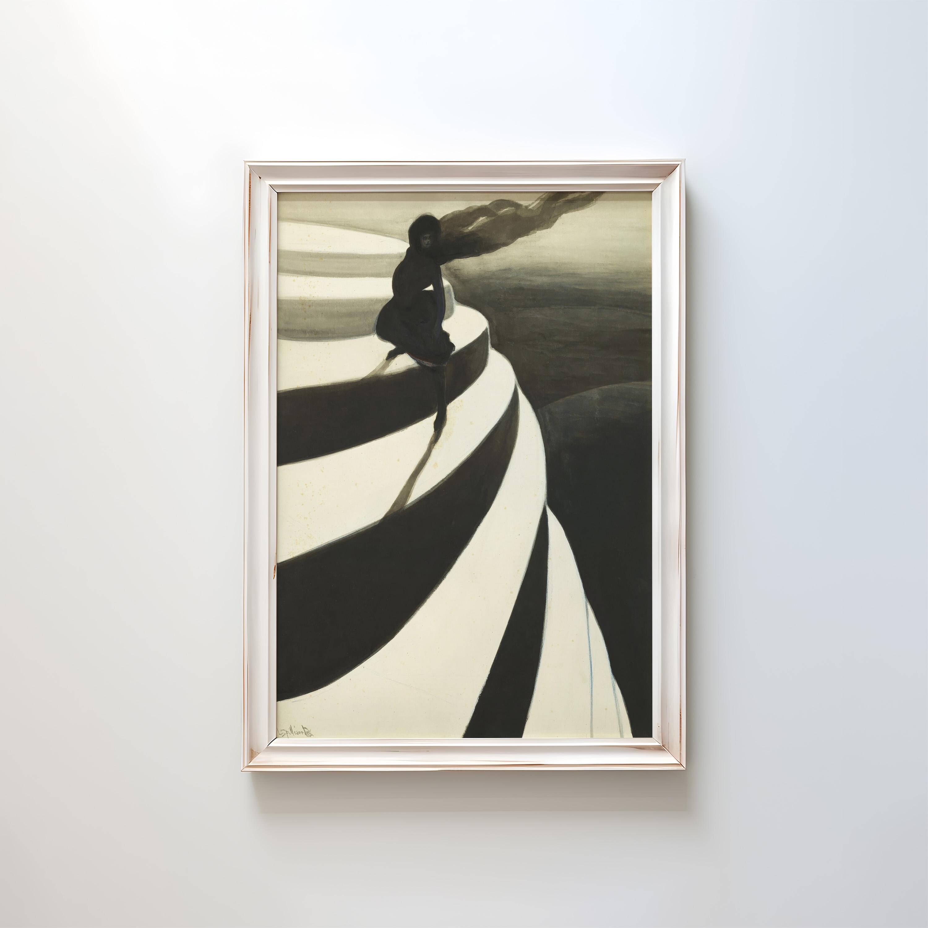Vertige de Léon Spilliaert 1908 | Impression d'art symboliste