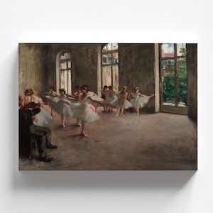 The Rehearsal by Edgar Degas 1873 | Impressionism Art Print (B4563)