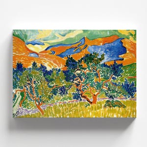Mountains at Collioure by André Derain 1905 | Fauvism Art Print (B4498)