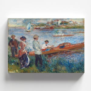 Oarsmen at Chatou by Pierre-Auguste Renoir 1879 | Impressionism Art Print (D0640)