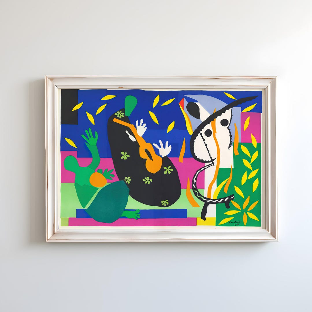 The King's Sadness From 'jazz' by Henri Matisse 1952 | Modern Art