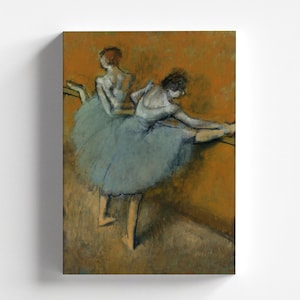 Dancers at the Barre by Edgar Degas c.1900 | Impressionism Art Print (B4588)