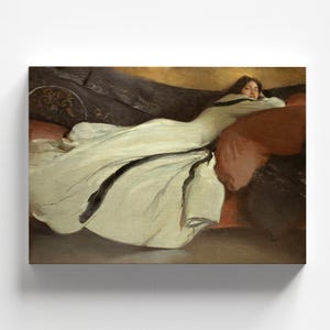 Repose by John White Alexander 1895 | American Art Print (D1085)