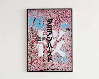 Damien Hirst Cherry Blossoms Tokyo 2022 Cartier Pour L'art Contemporain Poster P2540 | Home Decor Poster | Housewarming Gifts