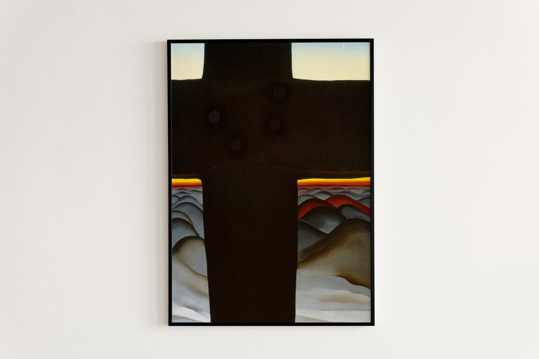 Black Cross, New Mexico by Georgia O'keeffe 1929 Precisionism ...