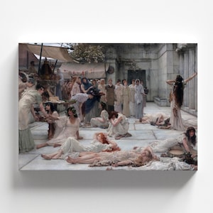 The Women of Amphissa by Lawrence Alma-Tadema 1887 | Academic Art Print (B4050)