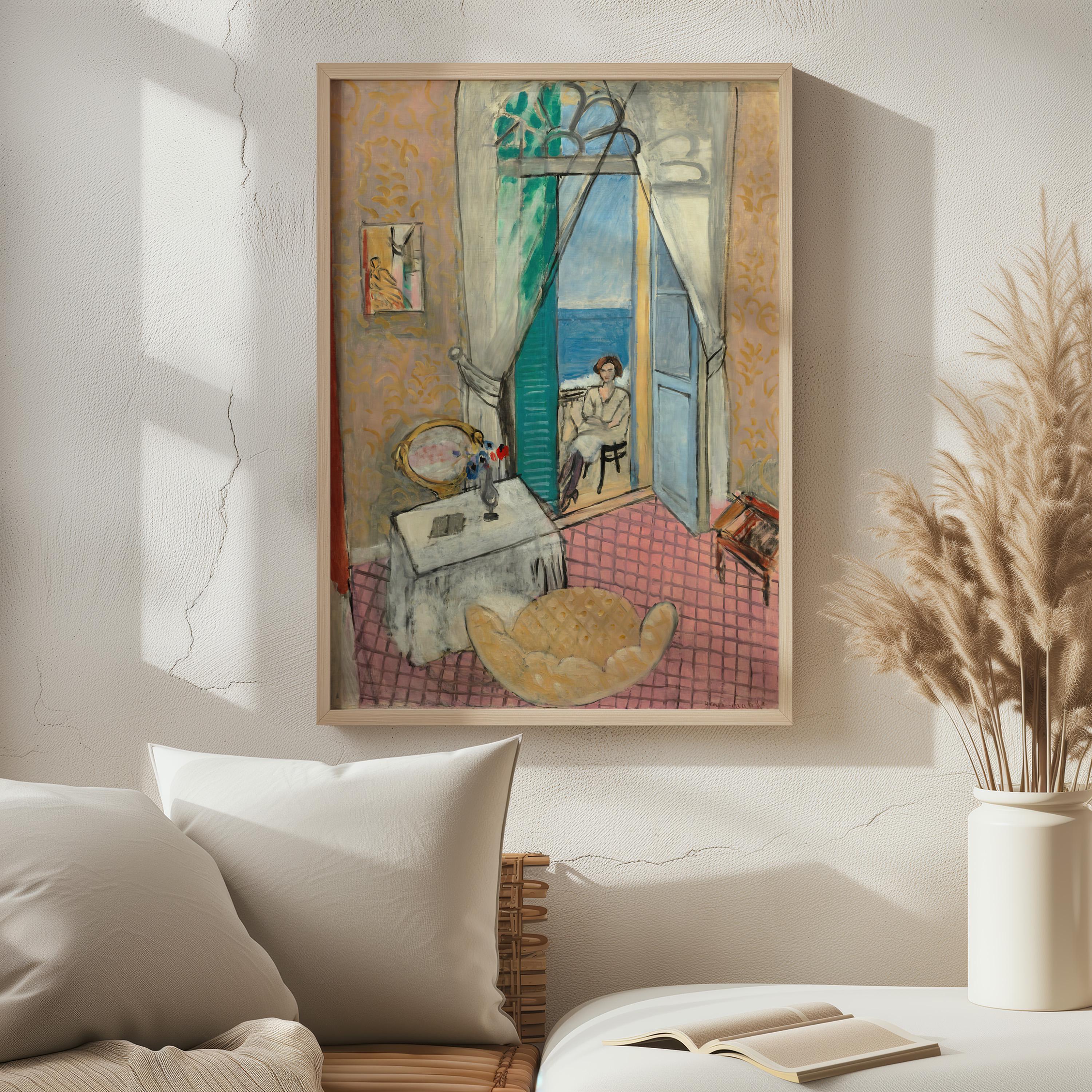 Interior at Nice by Henri Matisse 1920 | Fauvist Modern Art Print