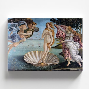 The Birth of Venus (Nascita di Venere) by Sandro Botticelli (Google Remastered Version) 1486 | Renaissance Art Print (B4071)