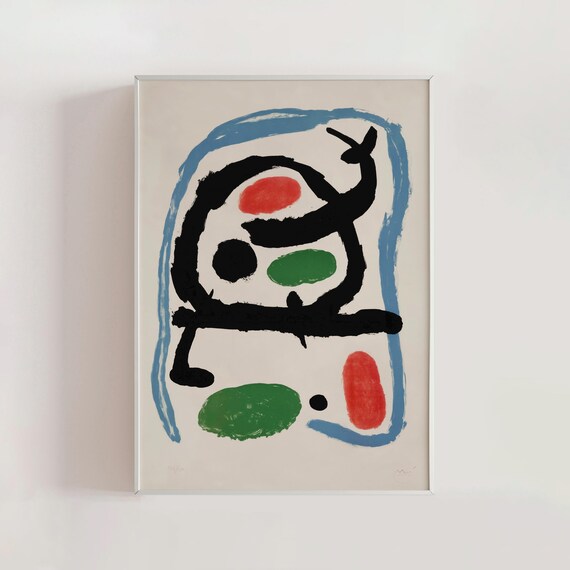 Joan Miró Poster for the Miró Exhibition at the Musée National D