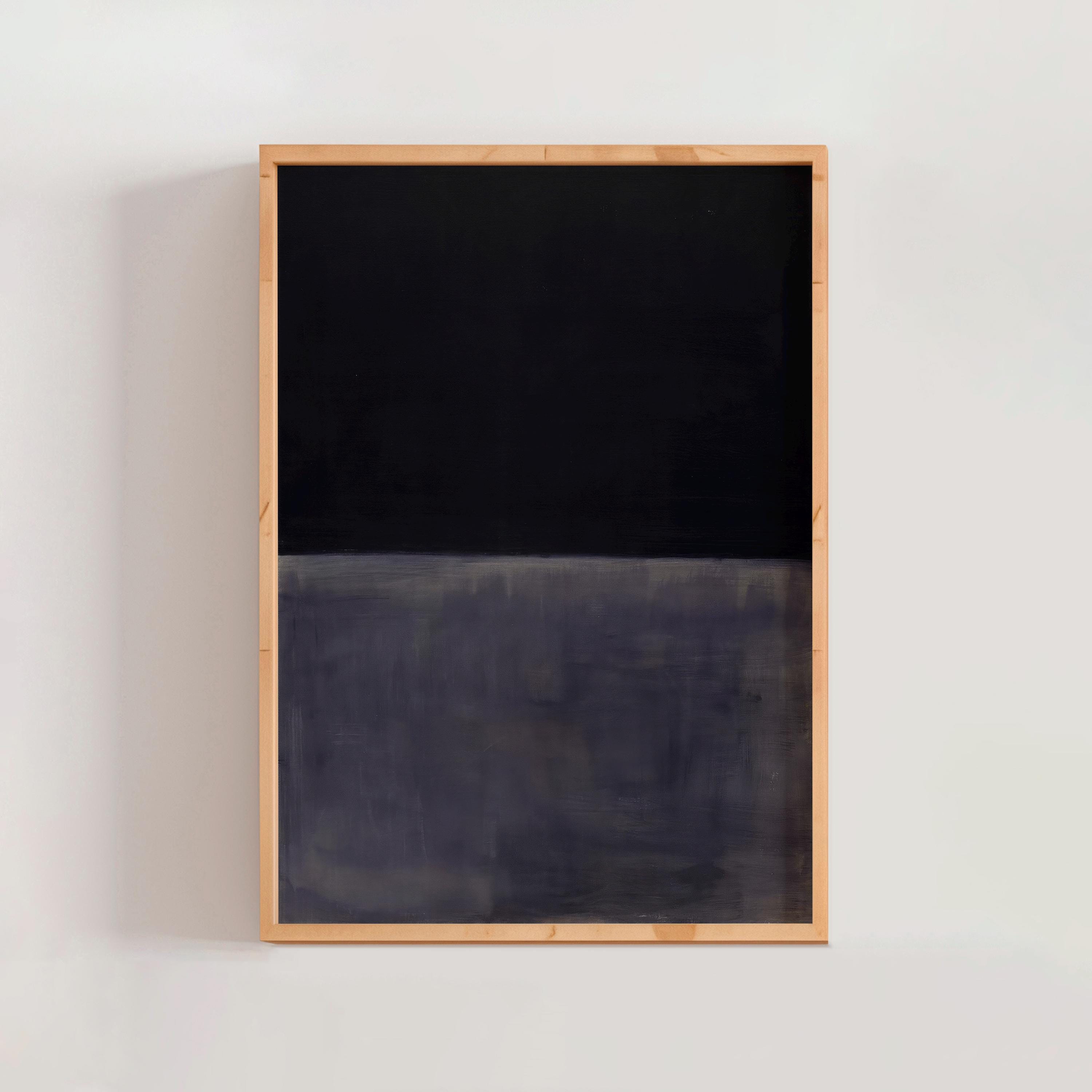 Untitled (black on Gray) by Mark Rothko 1970 | Abstract