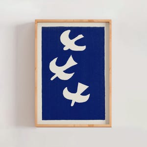 Untitled IX by Georges Braque, French Modern Art, Abstract Bird Art, Vintage Style Poster, Home Decor Gift (A0585)