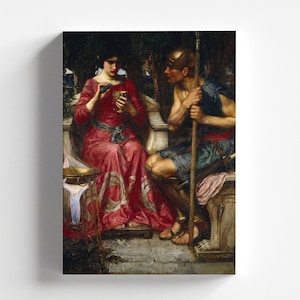 Jason and Medea by John William Waterhouse 1907 | Pre-Raphaelite Art Print (B3581)
