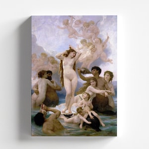 Die Geburt der Venus von William-Adolphe Bouguereau 1879 | Akademischer Kunstdruck (B4030)