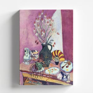 Still Life with Asphodels (Nature morte aux asphodèles) by Henri Matisse 1907 | Fauvist Still Life Art Print (B4722)